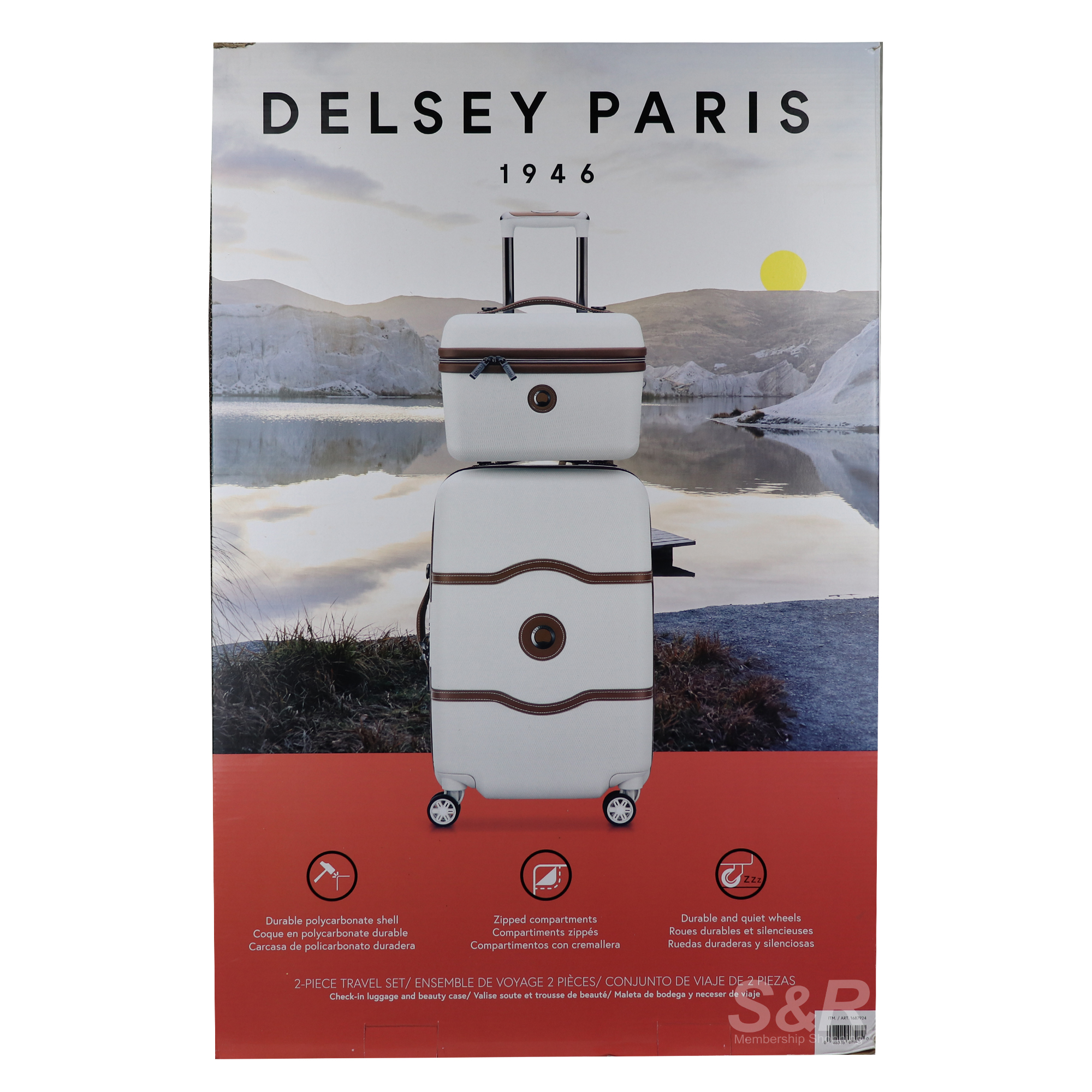 Delsey Paris 2pc Travel Set Luggage